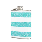 Sparkle Glitter look Stripes Fles Heupfles (Links)