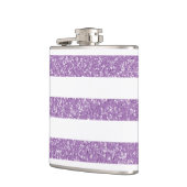 Sparkle Glitter look Stripes Fles Heupfles (Links)