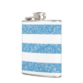 Sparkle Glitter look Stripes Fles Heupfles (Links)