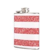Sparkle Glitter look Stripes Fles Heupfles (Links)