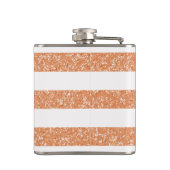 Sparkle Glitter look Stripes Fles Heupfles (Achterkant)