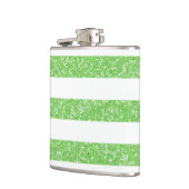 Sparkle Glitter look Stripes Fles Heupfles (Links)