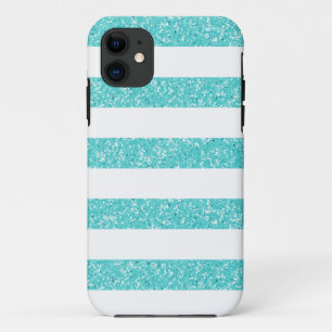 Sparkle Glitter look Stripes iPhone 5 BT Hoesje