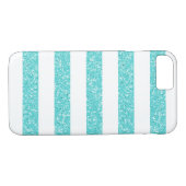 Sparkle Glitter look Stripes iPhone 7 BT Hoesje (Achterkant (Horizontaal))