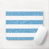 Sparkle Glitter look Stripes Mousepad Muismat (Met muis)