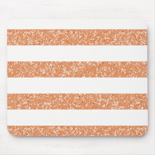 Sparkle Glitter look Stripes Mousepad Muismat (Voorkant)