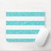 Sparkle Glitter look Stripes Mousepad Muismat (Met muis)