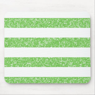 Sparkle Glitter look Stripes Mousepad Muismat