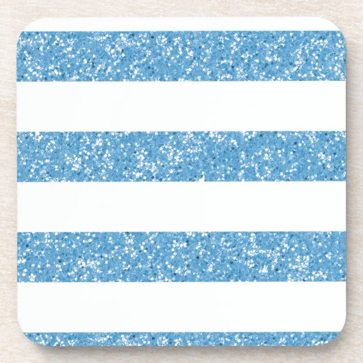 Sparkle Glitter look Stripes Onderzetters (Voorkant)