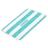 Sparkle Glitter look Stripes Premium Magnet Magneet (Linkerzijde)