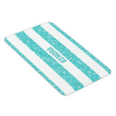 Sparkle Glitter look Stripes Premium Magnet Magneet (Rechterzijde)