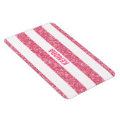 Sparkle Glitter look Stripes Premium Magnet Magneet (Rechterzijde)