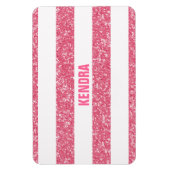 Sparkle Glitter look Stripes Premium Magnet Magneet (Verticaal)