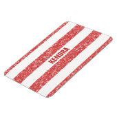 Sparkle Glitter look Stripes Premium Magnet Magneet (Linkerzijde)