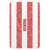 Sparkle Glitter look Stripes Premium Magnet Magneet (Verticaal)