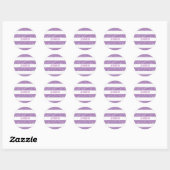 Sparkle Glitter look Stripes Stickers (Vel)
