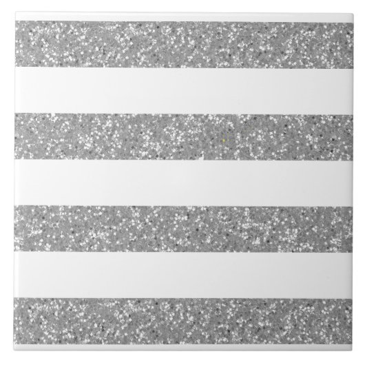 Sparkle Glitter look Stripes Tegel Tegeltje (Voorkant)