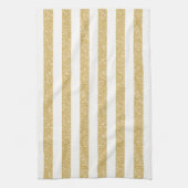 Sparkle Glitter look Stripes Towel Theedoek (Verticaal)