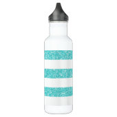 Sparkle Glitter look Stripes Waterfles (Links)