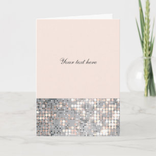 Sparkle Glitter Sequins Glamor Hartelijk dank Bedankkaart