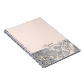 Sparkle Glitter Sequins Glamor Notitieboek Journal (Rechterzijde)