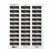 Sparkle Glitter Sequins Glamour Adresetiketten Etiket (Full Sheet)