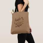 Sparkle, Glitter Shine Mocha Tote Bag (Dichtbij)