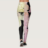 *~* Sparkle & Glitter Waterverf Fantasy Leggings (Achterkant)
