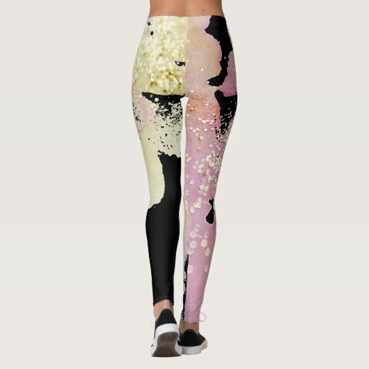 *~* Sparkle & Glitter Waterverf Fantasy Leggings (Achterkant)