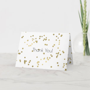 Sparkle Gold Confetti Bedankt