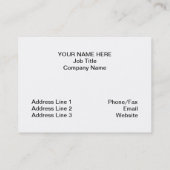 Sparkle Gold Double Happiness - Round Visitekaartje (Achterkant)