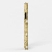 Sparkle Gold Glitter Aangepaste naam Case-Mate iPhone Case (Achterkant/rechts)