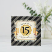 Sparkle Gold Universal Employed Day Card Kaart (Staand voorkant)