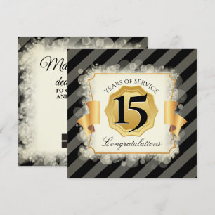 Sparkle Gold Universal Employed Day Card Kaart