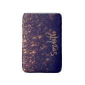 Sparkle Golden Glitter Badmat (Voorkant Verticaal)