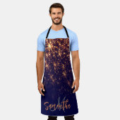 Sparkle Golden Glitter Schort (Gedragen)