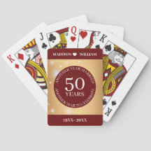 Sparkle Golden Red Background Wedding Jubileum