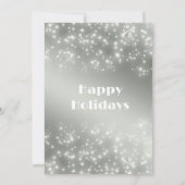 Sparkle groene krans corporate kerst kaart (Achterkant)