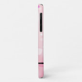 Sparkle Hearts Pink Patroon volleybalspeler Case-Mate iPhone Case (Achterkant/links)