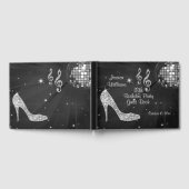 Sparkle Heels Black Disco Ball Verjaardag Gastenboek (Volledig)