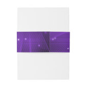 Sparkle Heels Paars Disco Ball Birthday Uitnodigingen Wikkel (Achterkant Voorbeeld)