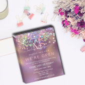 Sparkle Holographic Glitter Elegant Makeup Artist Flyer