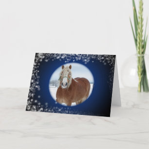 Sparkle Horse Holiday Card Feestdagen Kaart