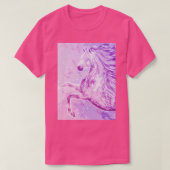 Sparkle Horse Pinks en Lavender T-shirt (Design voorkant)