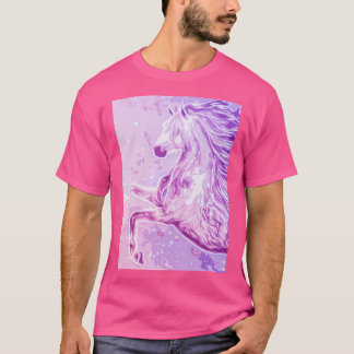 Sparkle Horse Pinks en Lavender T-shirt