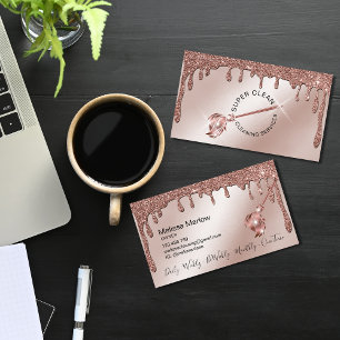 Sparkle Housekeeping Services Classy Modern Maid Visitekaartje