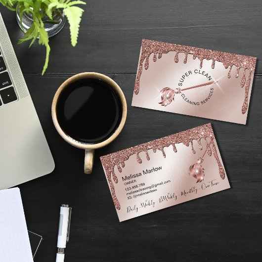 Sparkle Housekeeping Services Classy Modern Maid Visitekaartje