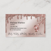 Sparkle Housekeeping Services Classy Modern Maid Visitekaartje (Achterkant)