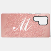 Sparkle Initiaal Samsung Galaxy S22 Ultra Hoesje (Achterkant horizontaal)