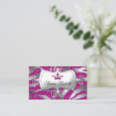 Sparkle Jewelry Crown Hot Pink 232 Visitekaartje (Staand voorkant)